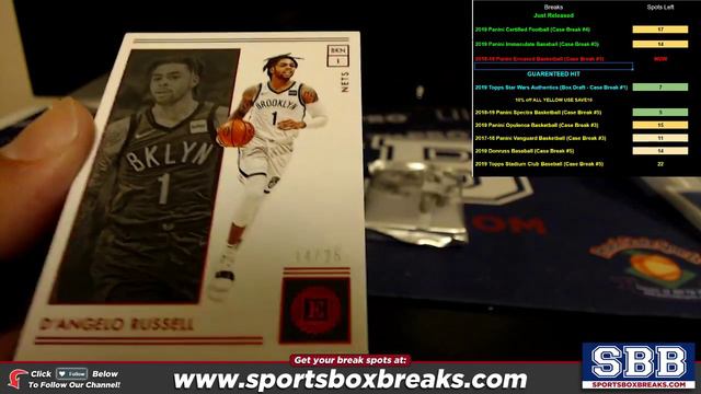 2018-19 Panini Encased Basketball (Choose Team - Case Break #1) смотреть онлайн