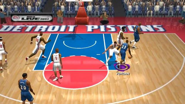 NBA Live 2003 - 2002 - Washington Wizards VS Detroit Pistons (PC) смотреть онлайн