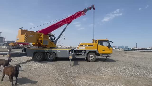 Автокран Сани Sany 30 тонн смотреть онлайн