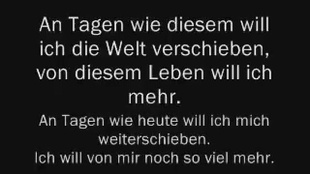 Christina Stürmer - An Tagen Wie Diesem (Lyrics & English Translation) смотреть онлайн