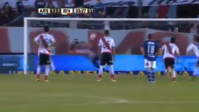 Gol de Lucas Alario Arsenal 1 Vs 1 River Plate Fecha 16 Liga Argentina смотреть онлайн