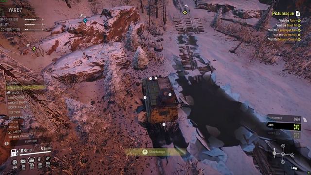 SnowRunner | Snowbound, Picturesque | YAR 87, Azov 5319 смотреть онлайн