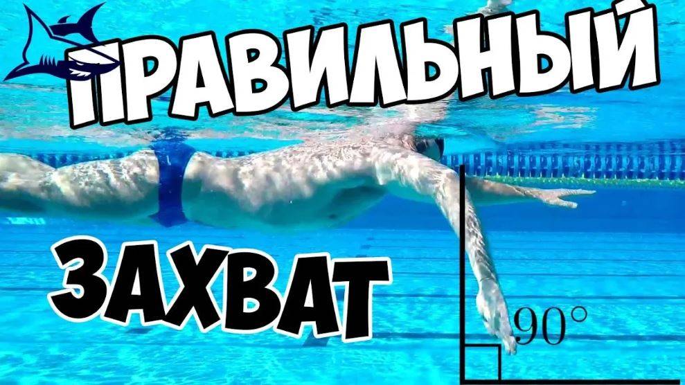 Как правильно плавать кролем? Плавание "Сцепка с двойным захватом" смотреть онлайн
