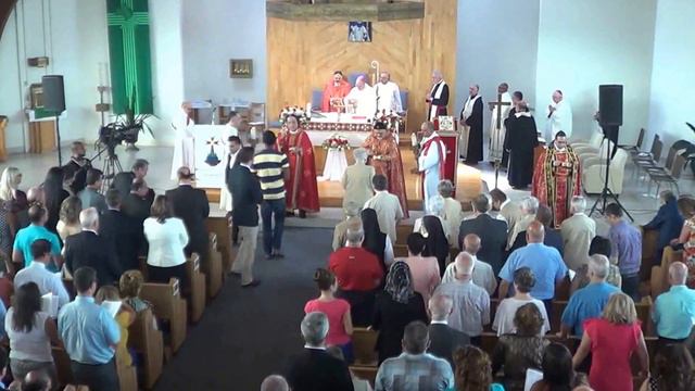 messe avec patriarche Ignace Joseph III Younan 2015 part9/10 смотреть онлайн