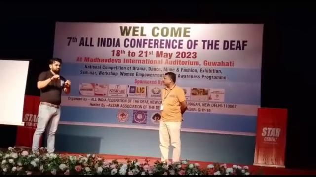 7th ALL INDIA CONFERENCE OF THE DEAF WELCOME 18th MAY to 21st MAY 2023 смотреть онлайн