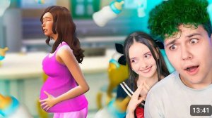 Моя девушка БЕРЕМЕННА?! 😱 SIMS 4