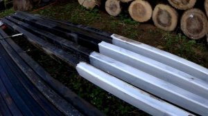 Как подготовить столбы для забора.