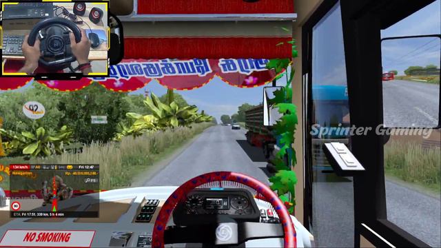 TNSTC bus rash driving | In Euro truck simulator 2🔥| Sprinter Gaming смотреть онлайн