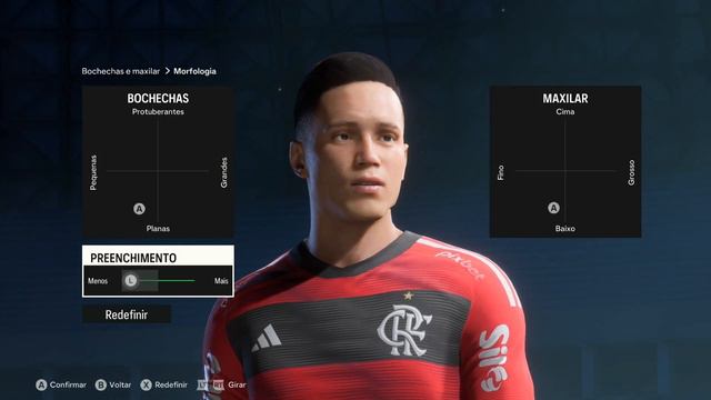 EA FC 24 - LUIZ ARAÚJO FACE TUTORIAL + STATS [FLAMENGO]. смотреть онлайн