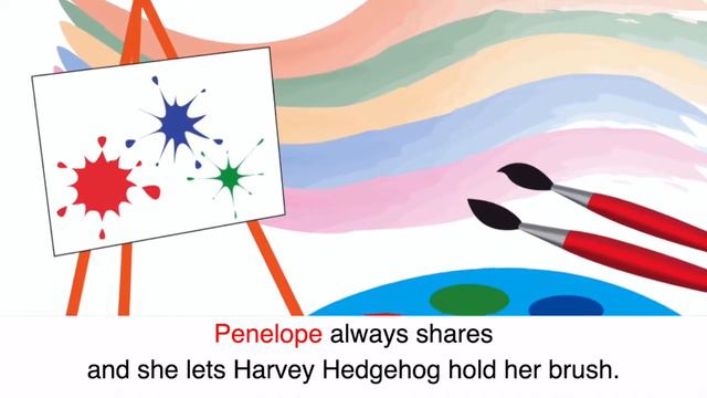 Penelope the Pink Painting Pig | Pig- Letter P| Read Aloud| Kay Hastings смотреть онлайн