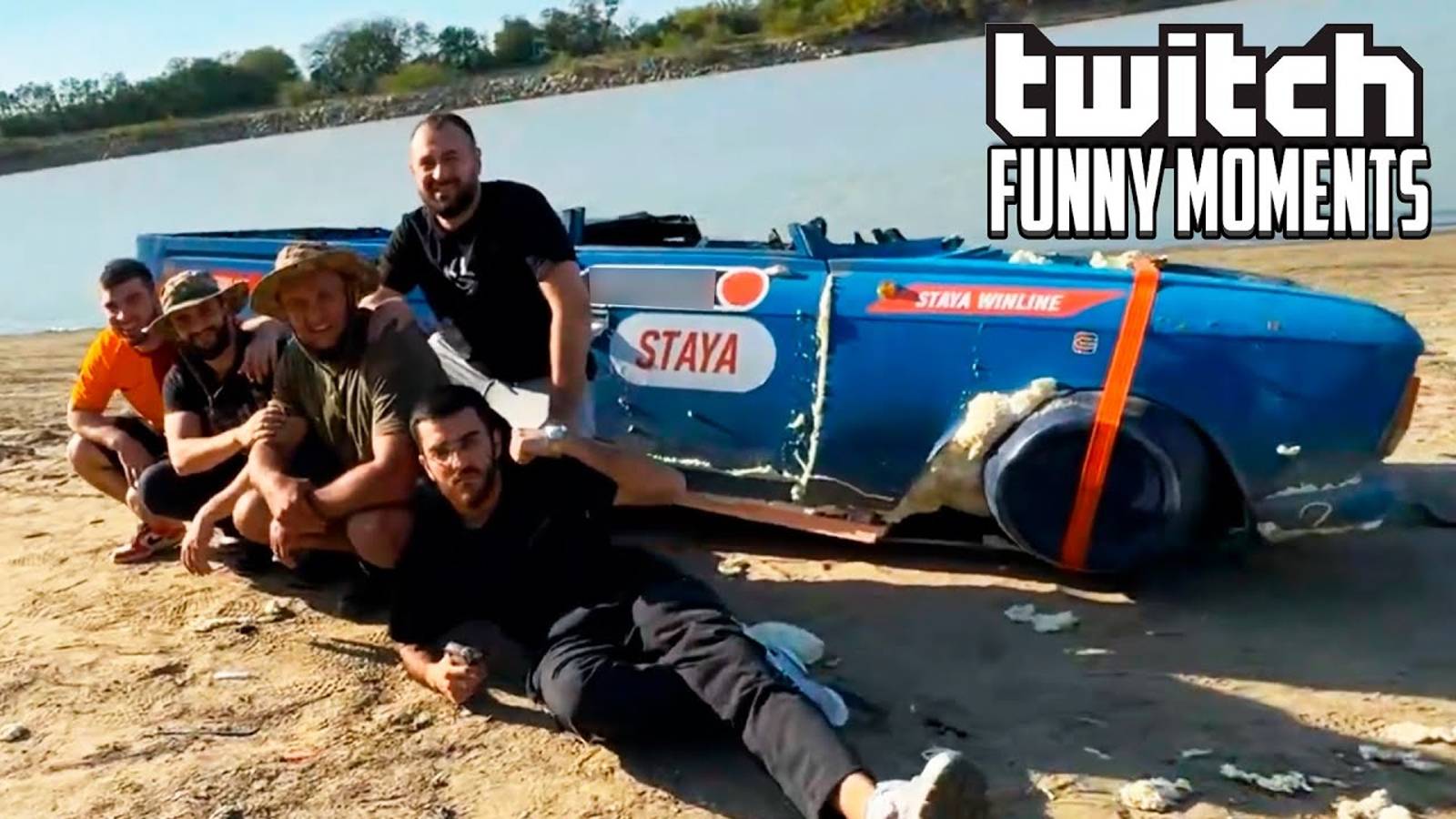 Топ Моменты с Twitch ｜ Машина - Лодка смотреть онлайн
