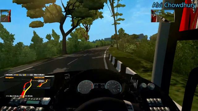 চট্রগ্রাম টু ঢাকা.|| Shyamoli Paribahan|| Euro Truck Simulator 2||Bd next gen map||Eid Mubarak смотреть онлайн