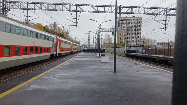 ЭП2К-269 с фирменным поездом «Смена/А.Бетанкур» №025А Санкт-Петербург - Москва в 9:50 смотреть онлайн