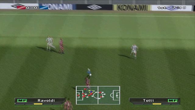 Pro Evolution Soccer (PAL) 4K Gameplay No Commentary PS2 смотреть онлайн