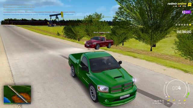 ТЕСТ-ДРАЙВ DODGE RAM SRT ПО БЕЗДОРОЖЬЮ С БУЙВОЛСОНОМ РАДМИР КРМП РАЙЛЮХА смотреть онлайн