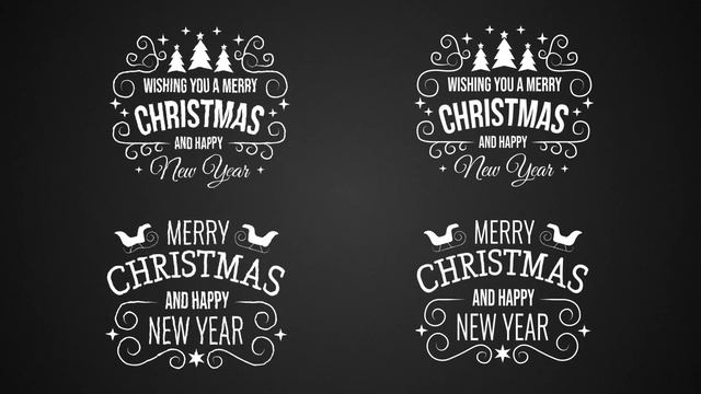 Christmas Titles Pack 9 in 1 (After Effects template) смотреть онлайн
