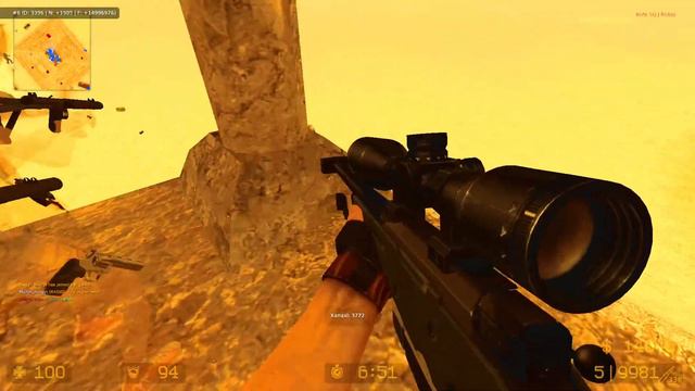 CS:Source Zombie Escape NIDE ze_atix_extinction_b7 ~ (Nova HunterZ player) смотреть онлайн