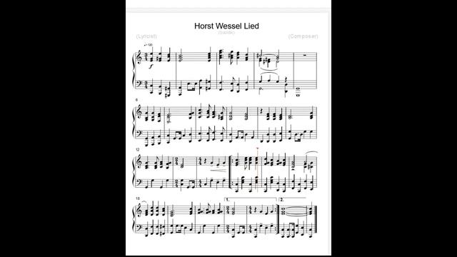 Horst Wessel-Lied -Rare Version- piano (((Reupload))) смотреть онлайн