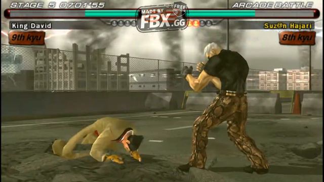 BRYAN VS KAZUYA TEKKEN 6 Gameplay on PSP and PS VITA смотреть онлайн