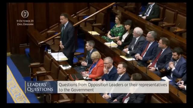 Dáil Live: Richard Boyd Barrett TD Questions Leo Varadkar on Irish Government Response on Palestine смотреть онлайн