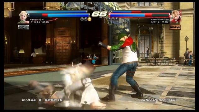 Tekken Tag Tournament 2_Wii U_Jin and Angel playthrough смотреть онлайн