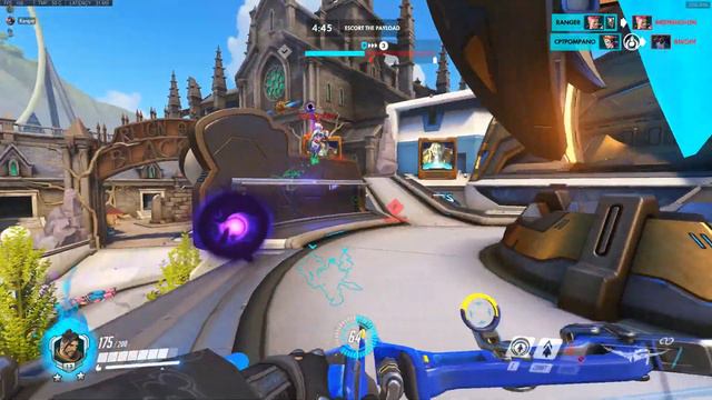 Overwatch -- Hanzo Gameplay Blizzard World w/ Ranger & SPF9000 смотреть онлайн