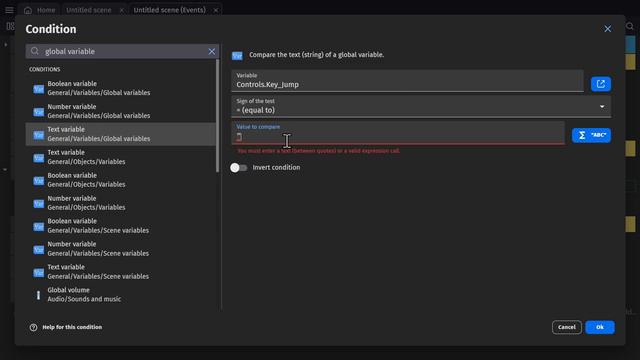 Пользовательская настройка клавиш - GDevelop смотреть онлайн