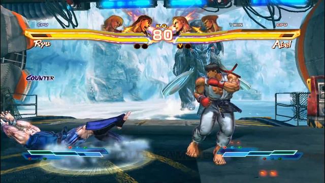 Ryu Ken VS Guile Abel Hardest AI Street Fighter X Tekken смотреть онлайн