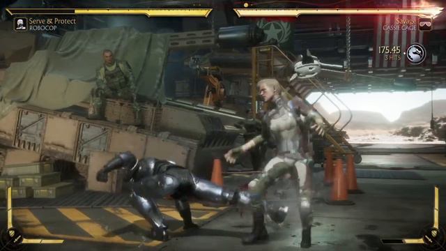 Mortal Kombat 11 Robocop vs Cassie Cage смотреть онлайн