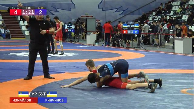 1 "С": Всероссийский Турнир по вольной борьбе памяти Сергея Замбалова смотреть онлайн