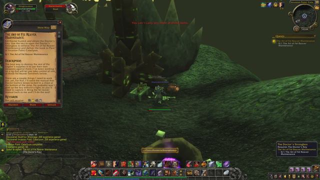 World of Warcraft: The Art of Fel Reaver Maintenance - Quest ID 10606 (Gameplay/Walkthrough) смотреть онлайн