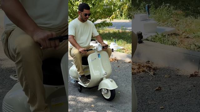Детский скутер VESPA от 2 до 8 лет 🛵 смотреть онлайн