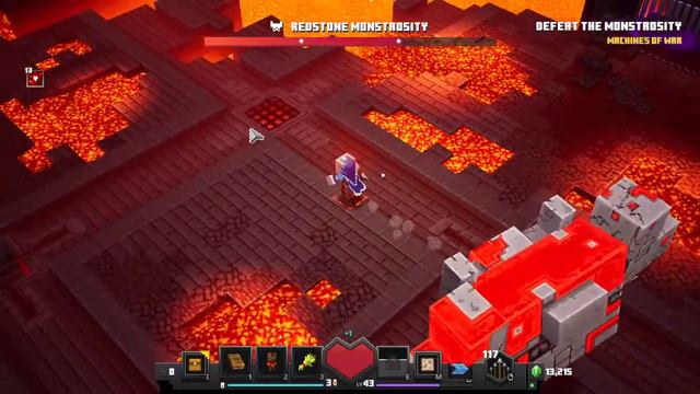 MineCraft Dungeons - How to kill the redstone monstrosity better смотреть онлайн