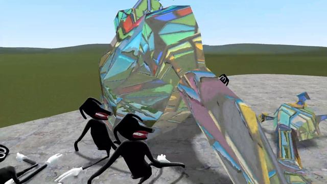 CARTOON CAT VS TREVOR HENDERSON CREATURES BATTLE ROYALE! смотреть онлайн