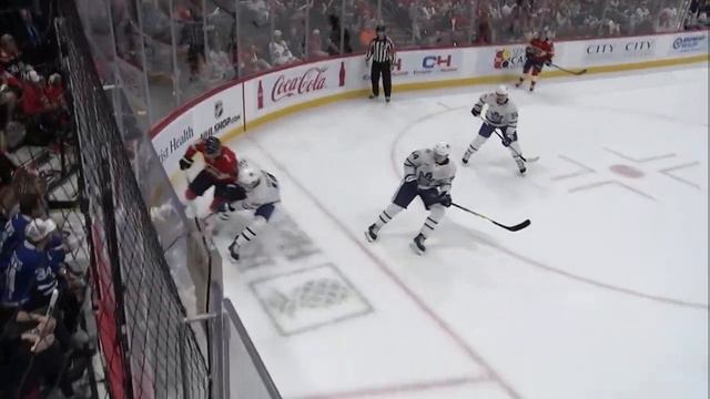 Kevin Stenlund Snipes Wrister Top-Shelf To Give Panthers Lead Over Maple Leafs смотреть онлайн