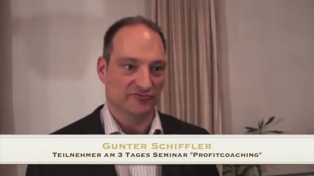 Video - Gunter Schiffler auf dem 3 Tages Seminar "ProfitCoaching" mit Ralf Schmitz und Dirk Lambert смотреть онлайн