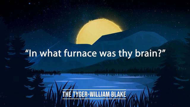 The Tyger - William Blake l Deutsch смотреть онлайн