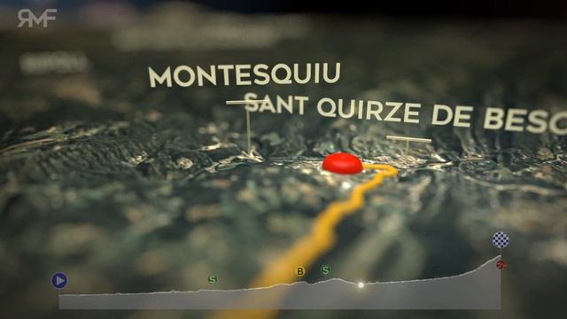 Volta a Catalunya, Stage 3/7 (Canal Olímpic de Catalunya - Vallter 2000) - Route Animation & Profil смотреть онлайн