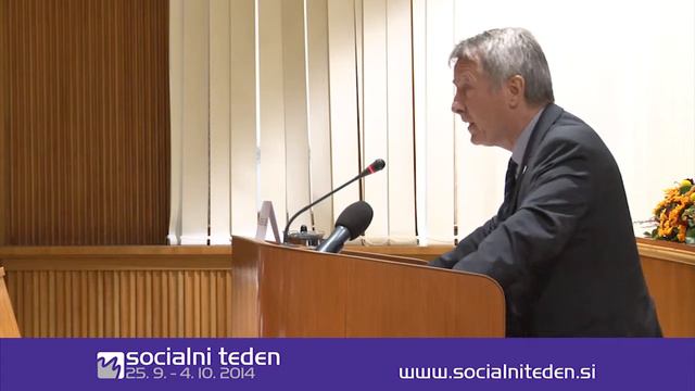 dr. Michael A. Lange - Evropa prihodnosti med uspešnostjo in odgovornostjo - Socialni teden смотреть онлайн