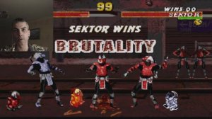 UMK3 Двойные Fatality у Sector и Fabrulity