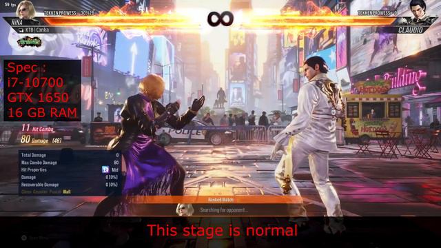 Tekken 8 CNT GTX 1650 Settings смотреть онлайн