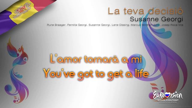 Susanne Georgi - "La Teva Decisió" (Andorra) смотреть онлайн