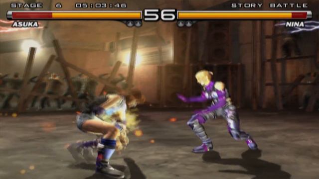 Tekken 5 - Asuka Kazama - Story Mode - HD - 60 FPS