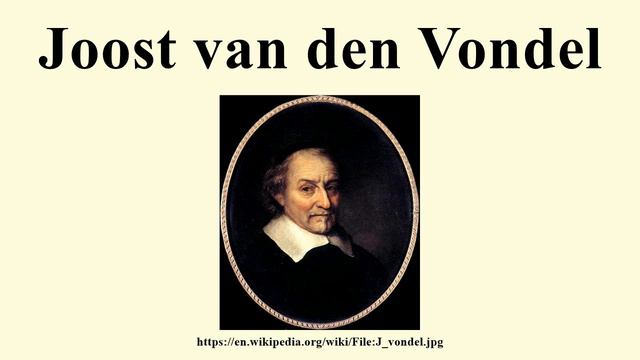 Joost van den Vondel смотреть онлайн