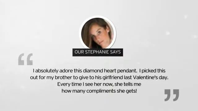 Diamond Heart Necklace - SuperJeweler.com смотреть онлайн