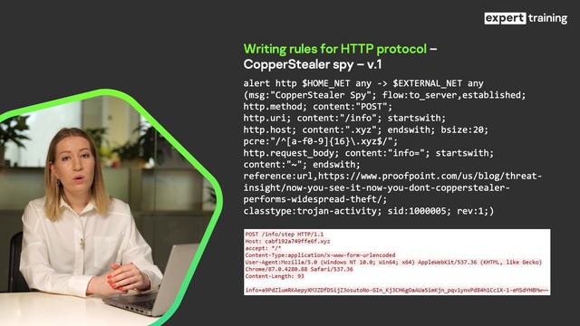 05. Writing rule for CopperStealer spy смотреть онлайн