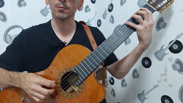 Аппликатура правой руки в гаммах, пассажах, аккордах. Урок №16 // Школа игры на классической гитаре. смотреть онлайн