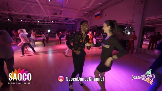 Alain Rueda and Anna Zhihareva Salsa Dancing at Rostov For Fun Fest 2018, Sunday 04.11.2018 (SC) смотреть онлайн