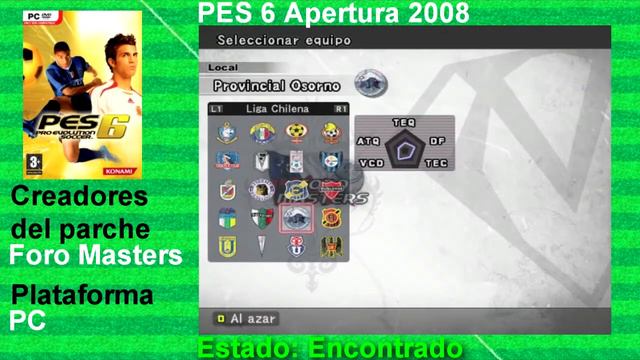 Cronología De Los Parches De Liga Chilena | PC - PS1 - PS2 - PSP - SNES | Edición 2021
