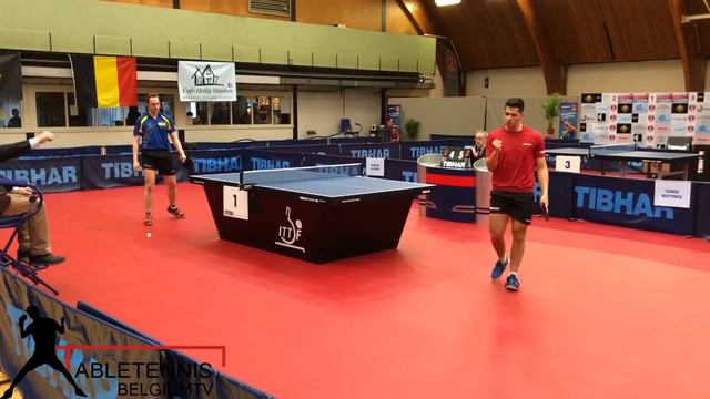 NUYTINCK Cédric - ALLEGRO Martin SEMI FINAL BELGIUM NATIONAL 2019 TABLE TENNIS смотреть онлайн
